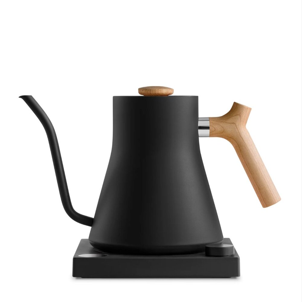 SSENSE Fellow Stagg Kettle / Matte black and maple / Good condition